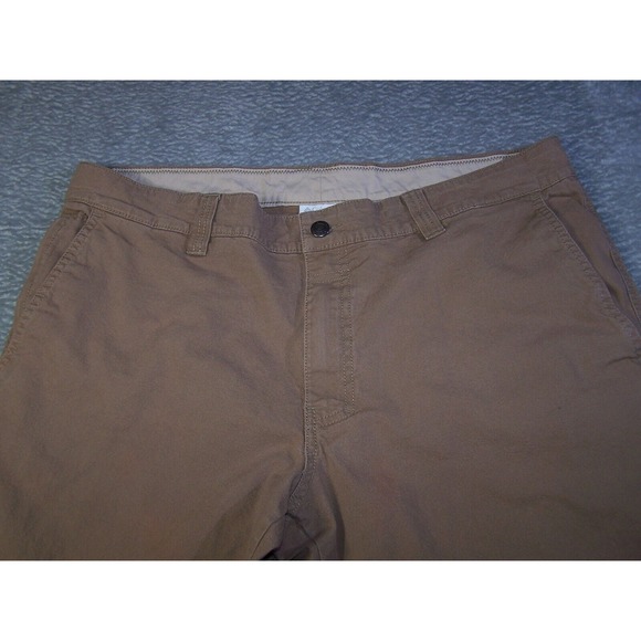 Columbia Pants Men's 37X27 Regular Fit Chino Tapered Leg Light‎ Brown - Picture 5 of 16